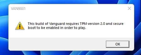 Valorant TPM 2.0 Error - News Home