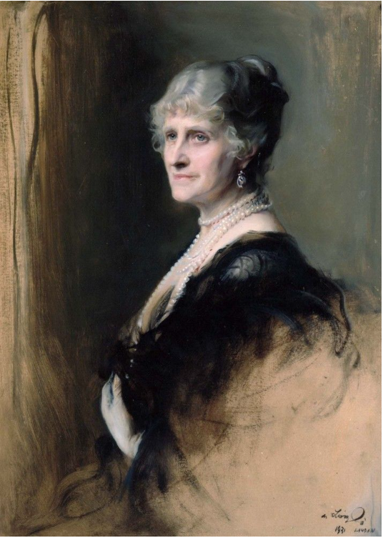Portrait of Cecilia Bowes Lyon Countess of Strathmore and Kinghorne