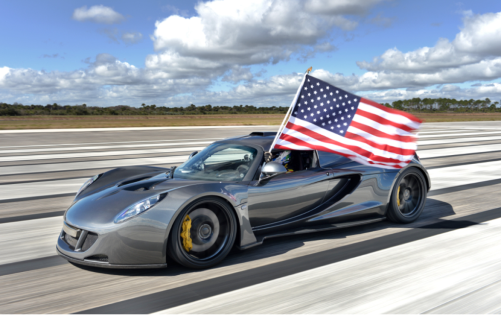 Hennessey Venom GT is the third fastest street legal car in the world