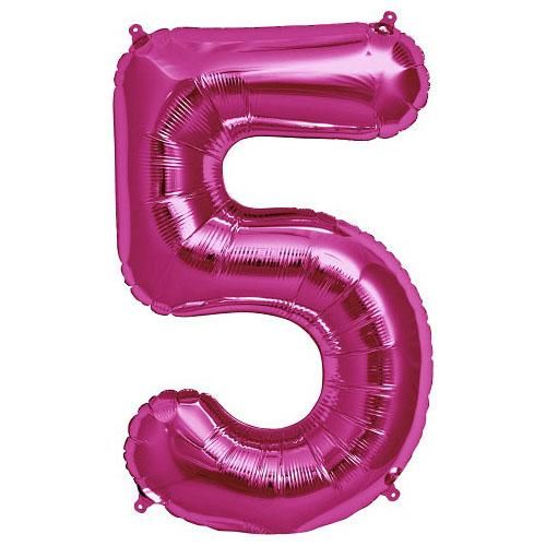 5 number balloon decoration without helium