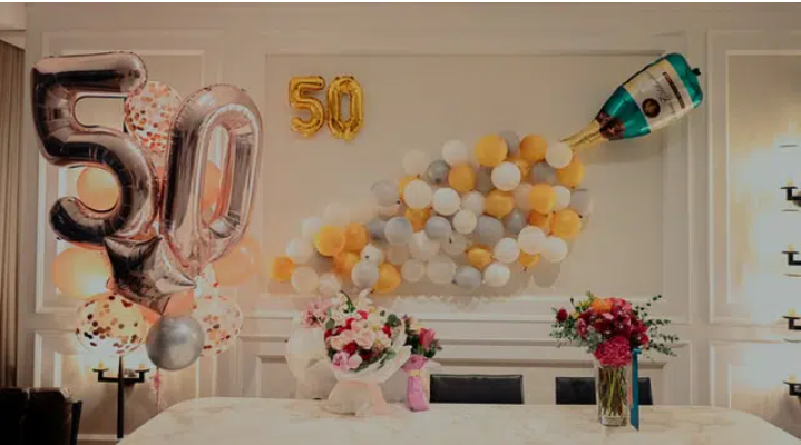 balloon decoration without helium