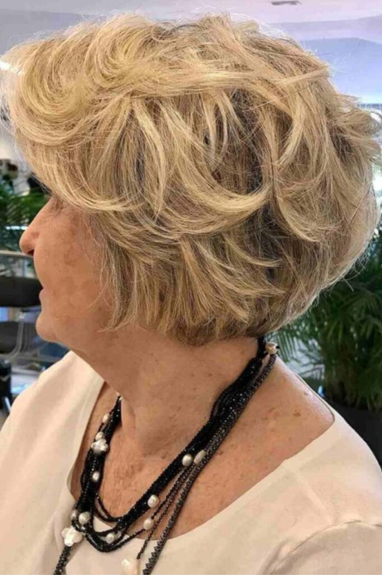 image64 - News Home Short Wavy Layers Haircut for women over 60
