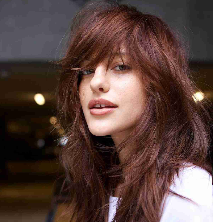types of bangs News Home side swept bangs
