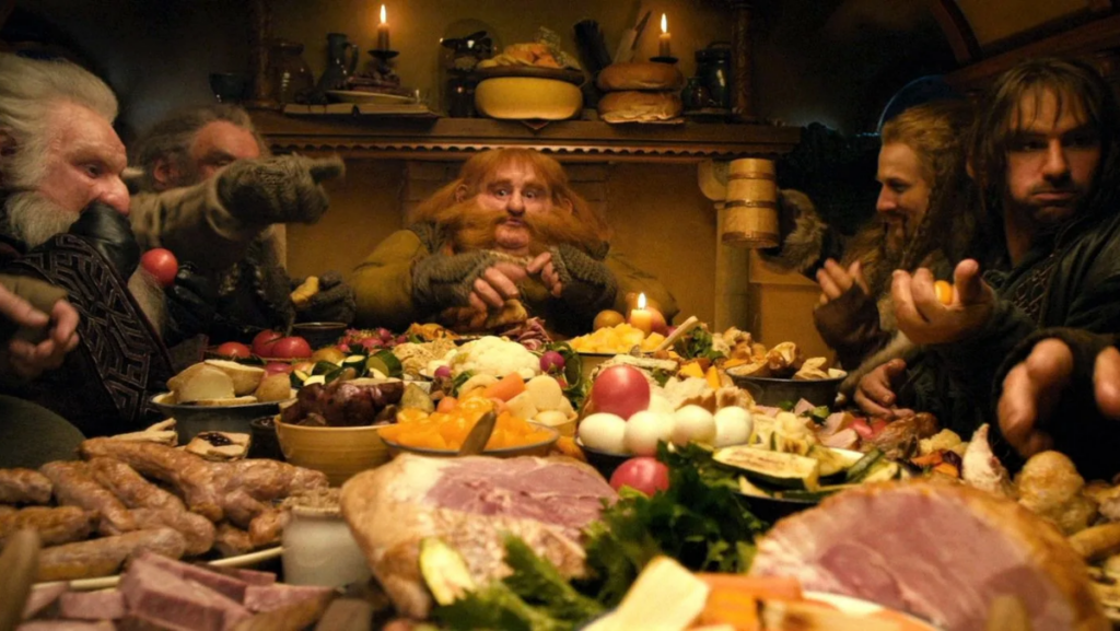LOTRHOBBITFOOD1 News Home hobbit meal times