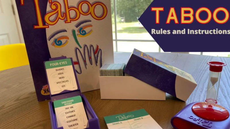 HOW TO PLAY TABOO