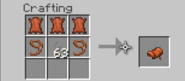 how to make a saddle in Minecraft